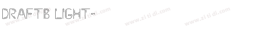 DraftB Light字体转换